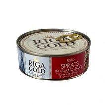 RIGA GOLD 스프렛 인 토마토 소스(SPRATS IN TOMATO SAUSE)240G, 1개, 240g