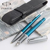 파카 어번 프리미엄 CT 만년필 볼펜 파우치 기프트세트, 단품, 제품색상:다크블루