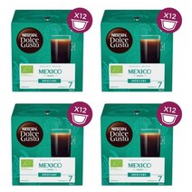 Nescafe 네스카페 Dolce Gusto MEXICO CHIAPAS AMERICANO 돌체 구스토 멕시코 치아파스 아메리카노 캡슐 12개입 4박스, 1개, 1g