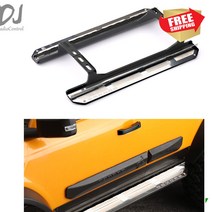 사이드스텝 전동 도어라디오 컨트롤 RC 자동차 DJ 금속 알루미늄 합금 사이드 스텝 페달 바 traxxas TRX-4, 한개옵션0