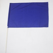 나무막대기 깃발 40x60cm 응원 홍기 깃발춤 청기백기, 1개, 청기(40x60cm)