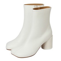 브랜드없음 MM6 메종 마르지엘라 ANATOMIC 앵클 부츠 S66WU0074 P3628 T1003 WHITE [MSS010wh]