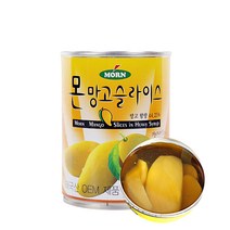 빙수 화채 과일 슬라이스 망고 통조림 565g, 6개