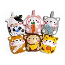 [가죽공예] 애니멀 키링 6종, 냥냥