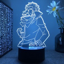 강아지 고양이 드라이룸 대형견 WooBong 램프 분고 길 잃은 개 3D LED 야간 조명 16 색 터치 원격 아크릴, 07 07_04 Remote 16Color Crack