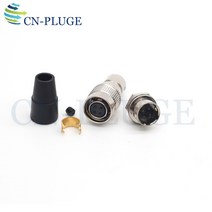 Hirose 4 홀 커넥터 플러그 HR10A-7P-4s (73) 및 소켓 산업용 카메라, 01 plug