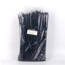 우전케이블 미란다 튼튼 케이블타이 300mm 흑 1봉 500pcs, 1개