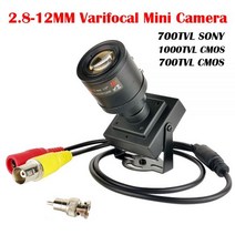 2.8-12mm 가변 가변 초점 렌즈 sony ccd 700tvl 카메라 1000tvl700tvl cmos cctv 보안 상자 컬러 미니 캠 자동차 추월, 1000tvl 씨모스, 단짝