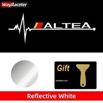 좌석용 반사 비닐 자동차 창 스티커 이비자 큐프라 아로나 Ateca 코르도바 엑세오 레온 미이 타라코 톨레도 아로사 알티아 알함브라, Altea+2 Pieces