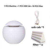다이소 가습기 천연 가습제 가열식 자연 기화식 샤오미 USB 휴대 미니 초음파 아로마 에센셜 오일 디퓨저 130ML 가정 테이블 테라피, 13 WX-20-10