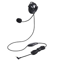ELECOM 헤드셋 귀걸이 3.5mm 접속 4극 변환 케이블 부착 마이크 편귀 리모트 워크 블랙 HS-EH01TBK, 상품명참조, 상품명참조