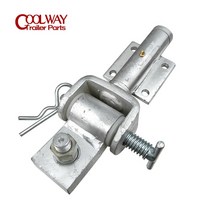 캠핑카 카라반 트레일러 용접 가능한 페인트 아연 도금 히치 오프로드 커플링 RV 캠핑 캐러밴 2000kgs, 2.Zinc Plated, 1개