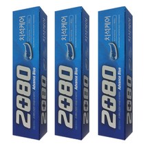 2080 무파라벤 어드밴스 블루 치석케어, 120g, 3개