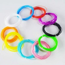 3D프린터필라멘트 ABS 3D 필라멘트 1.75mm 어린이 낙서 프린터 키즈 드로잉 5M/10M/롤 무작위 색상, 02 ABS 10M Rabdom color
