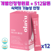 뉴트리커먼 개별인정형 식약처 기능성 인정 512달톤 저분자 어린 피쉬 콜라겐 펩타이드 3270mg 비오틴, 12박스(360포)