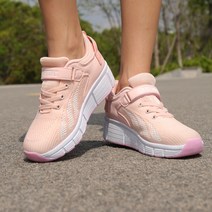 휠리스 힐리스 바퀴달린신발 운동화 롤러슈즈 어린이 성인8, K.8522핑크싱글비직망면