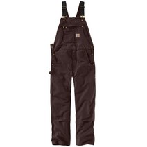 칼하트멜빵바지 Carhartt 102776 워크웨어 덕빕 오버롤 다크브라운