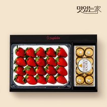 [수플린] 베리랑 초코랑 금실 딸기 & 페레로로쉐 선물세트딸기 400g 로쉐 8입, 없음