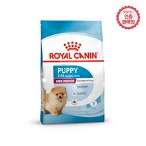 로얄캐닌 미니 인도어 퍼피 500g 애견 어린 주니어 강아지 사료