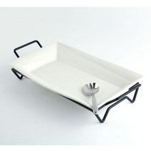퓨전 큰사각 접시(36x36x7cm) 케이터링 부페접시