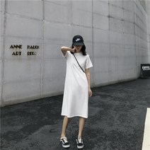 큐랑 여성용 폴리 롱 스판 데일리 원피스 40-14813 R011917140005