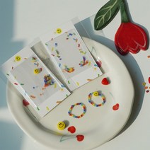DIY 스마일 레인보우 무지개 비즈 반지 만들기 키트 2옵션 [DIY Smile Rainbow Bead Ring Maker Kit 2 Options]