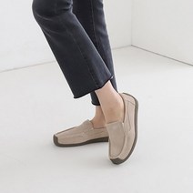 쓰리고몰 여자 빅사이즈 빅볼 230-260 가죽 스웨이드 볼넓은 단화 푹신 쿠션 여성로퍼 발볼9 굽2