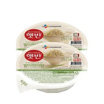 [한끼]햇반 발아현미밥210gX2 간편식 아침대용 캠핑 자취생 필수품 간단식사 CJ 1개2개3개4개5개6개7개8개9개10개11개12개13개14개15개16개17개18개19개20개 1, 17세트