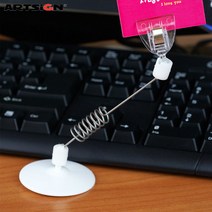 아트사인 쇼클립3955 원판50 스프링줄 반달집게/메모꽂이/알림판, 3955 2개입