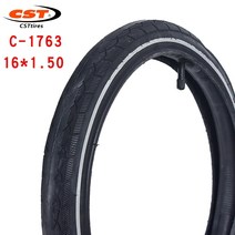 16인치 305 미니벨로 자전거 bmx 튜브 Cst 16 인치 접이식 타이어 c1763, 내부 튜브 포함
