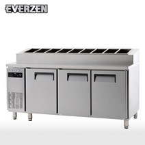 에버젠 1800 토핑 냉장고 간냉식 UDS-18PIE - 밧드별도