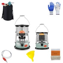 반사식난로 석유곤로 기어미션반사식 캠핑 석유 심지 난로 휴대용 차박 로터리 등유 난로, 반사식난로 돔형 세트(SET), 알파인그린