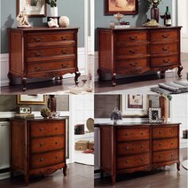 엔틱가구 엔틱서랍장시리즈 엔틱수납장 앤틱가구 콘솔, 06.블러젠3단특대서랍장