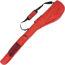 일본 혼마 골프 클럽 케이스 하프백, 레드/XL