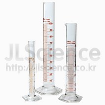(JLS) 유리 메스실린더 500ml ~ 2000ml (매스실린더 Messcylinder Measuring cylinder), 1000ml