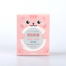 캣츠모리 와이어츄 고양이껌 닭가슴살 고양이간식 15g, 닭고기맛, 2개