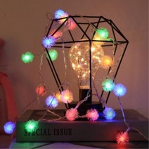 키알리 컬러 눈송이 LED 장식 전구 가랜드 와이어 줄조명 줄전구 무드등 30구 40구, 제품선택