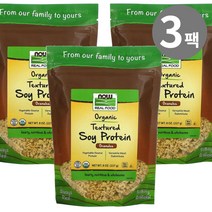 NOW Foods 나우푸드 텍스쳐 소이 프로틴 그레뉼 227g 3팩, 3개