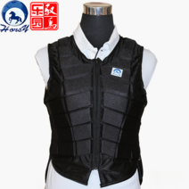 승마조끼 승마 안전 조끼 승마용품 안전장비 통기성 승마복 성인, L, 검은색