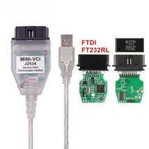 수리 미니 VCI V18.00.008 최신 지원 자동차 년 FTDI FT232RL RQ 칩 OBD SAEJ2534 도요타/렉서스 MINI-VCI, 01 RL