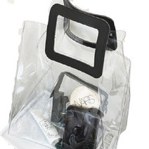 여성 패션 투명 가방 PVC 토트백 고급