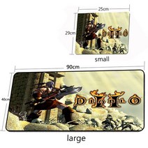 장패드디아블로 2 키보드 레스트 패드 게이머 테이블 마우스 게이밍 블랙 데스크 매트 확장 대형 Pc 맞춤형, 10 분홍색_12 400X900X4MM