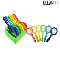 h05 꼬마 스몰점보확대경6종세트 칼라돋보기+보관함 곤충뷰어/곤충채집기/곤충관찰경/루페/돋보기/자연관찰/관찰도구/현미경/과학실험도구/유아과학, 단일 수량
