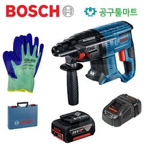 보쉬 콘크리트 벽 뚫는 드릴 GBH18V-21 충전해머드릴 무선 함마드릴 앙카 앵커드릴 로타리 하마, 선택1. 배터리 1개 세트