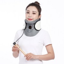 와우넥 의료용 목견인기 목디스크견인기 거북목교정 스트레칭