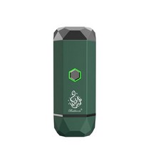 이자카야 인테리어 소품 아랍어 전기 향 버너 중동 향로 Bakhoor 라마단 Oudh 칩 홈 장식 수공예 이슬람 선물, 씨엔, [03] B16 Green 13.6CM