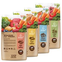 ANF 6free plus 연어와흰살생선 1.8kg 유기농 강아지사료 건식, 양고기와쌀 1.8kg