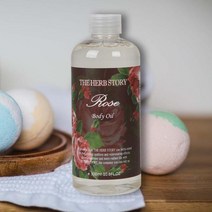 더허브스토리 아로마 바디오일 로즈 300ml, 단품
