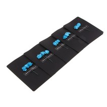 GHSHOP 5 세트 빈티지 크래프트 종이 말린 꽃 참고 카드 접는 인사말 카드 메시지 카드 파티 초대장 장식, 설명 설명, A