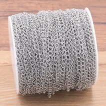느티나무도마 올리브 단풍 월넛 고무 큰 세트 Daily Jelry Make You Fashionable 5 Meters/Lot Tail Chains, 02 4X3mm